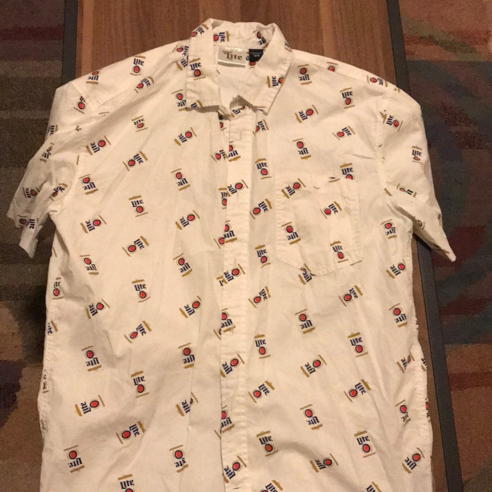 Miller lite button up